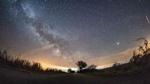 Lluvia de estrellas en el norte de Alemania