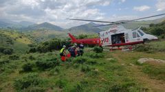 Rescatan en la senda del Nansa