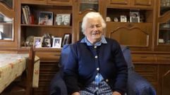 Estrella Lpez Novoa, en una foto reciente en su casa de Arxemil (Carballedo)