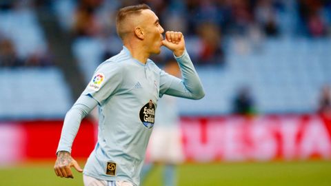Celta-Eibar (4-0) de Primera el 27 de octubre. Triplete de Aspas.