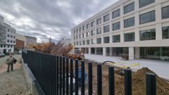 Exterior de la residencia de mayores de Lugo, que abrir en marzo del 2024