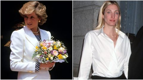 Diana de Gales y Carolyn Bessette, en un fotomontaje