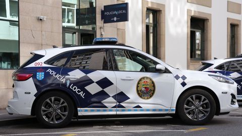 Imagen de la entrada a las oficinas de la Polic�a Local de Vilagarc�a de Arousa.