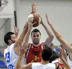 Imagen del anterior partido, en casa, del Mimela ante el Ourense. 