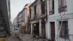 Incendio en Betanzos