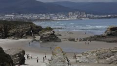 Playa de L�ngara, en Barreiros