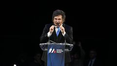 Javier Milei, durante su visita a Espa�a en marzo