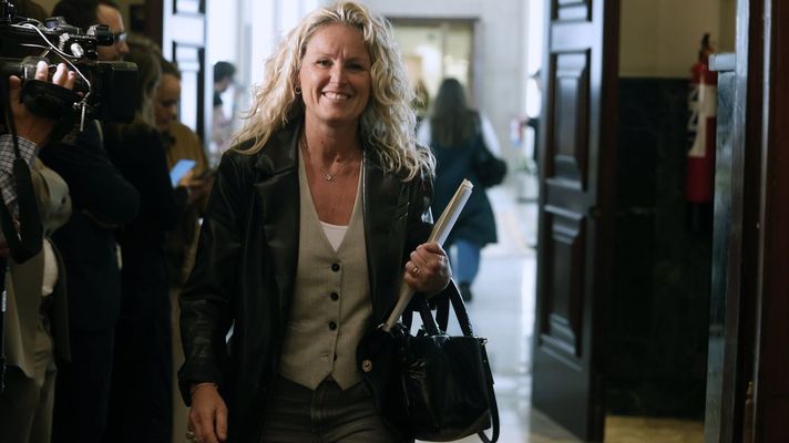 Fotograf�a de archivo de la portavoz del PSOE, Montse M�nguez, que anunci� el viernes su dimisi�n como portavoz del PSOE.