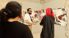 Inauguraci�n del certamen art�stico Novos Valores