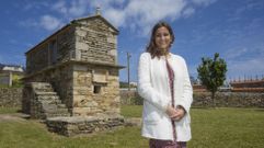 In�s Sant�, durante a s�a participaci�n no Foro Voz sobre h�rreos, en O Couto 