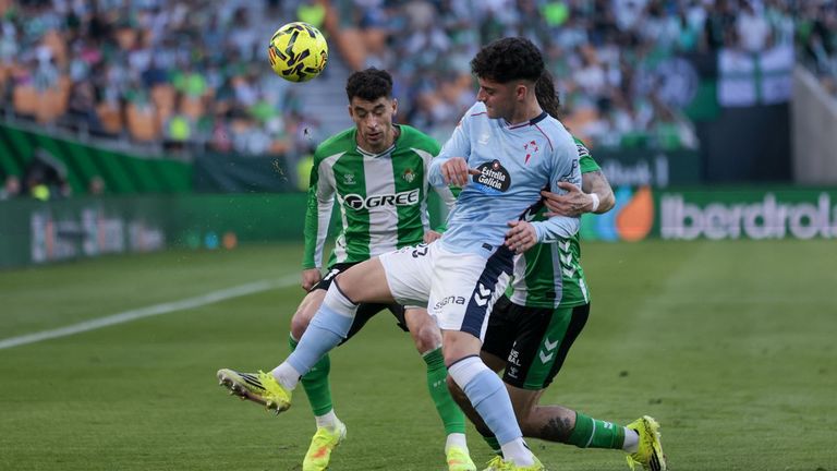 Betis y Celta encabezan la clasificaci�n de la lucha por los puestos europeos.
