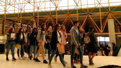 Los estudiantes se examinan de la EBAU en la Facultad de Econom�a y Empresa