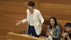 La portavoz nacional de BNG, Ana Pontn, en el pleno.