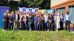 Representantes de Fundacin Santa Mara la Real, Fundacin Iberdrola Espaa y la Xunta de Galicia visitaron a los participantes de las Lanzaderasde Empleo de A Corua, correspondiente al HUB instalado en Galicia