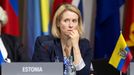 La primera ministra de Estonia, Kaja Kallas, en la cumbre de paz para Ucrania en Suiza