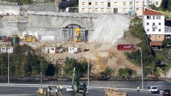 Apenas una polvareda sali� al exterior gracias a las protecciones para evitar las proyecciones