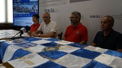 Presentacin de la I regata Autoridade Portuaria Ferrol San Cibrao, la gran cita del remo gallego en la ciudad.