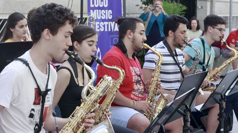 Ensayo abierto de una Big Band en Quiroga Ballesteros