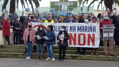Concentraci�n contra los parques e�licos masivos, en Foz