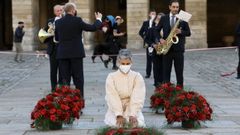 Detalle de �Desfile entre tiempos�, unha �performance� concibida por Amaya Gonz�lez Reyes