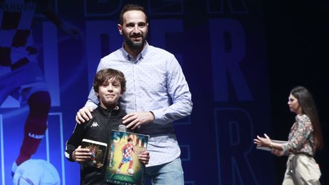 Un momento de la XIV edicin de los Premios Lder del ftbol base lucense