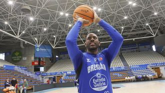 Keandre Cook, en el Pazo dos Deportes de Lugo.