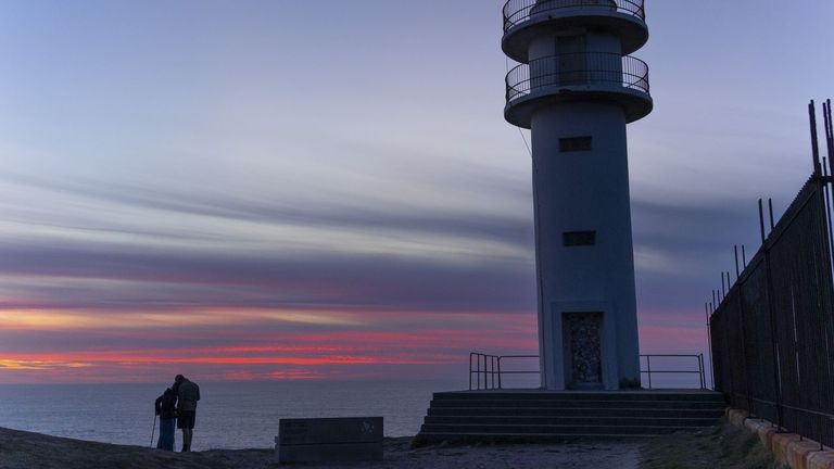El atardecer desde Cabo Touri&ntilde;&aacute;n