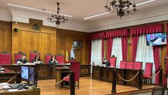 Momento de una vista en la Audiencia Provincial de Ourense, en una imagen de archivo. 
