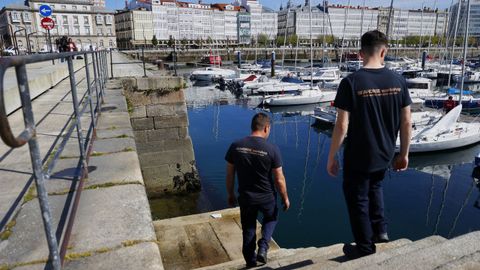 Zona en la que ayer de madrugada se encontr� el cuerpo sin vida de un ciudadano let�n.
