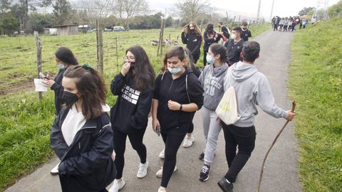 Caminata de Voz Natura con alumnos del Jorge Juan