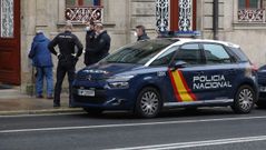 Imagen de un control de la Polic�a Nacional en una calle