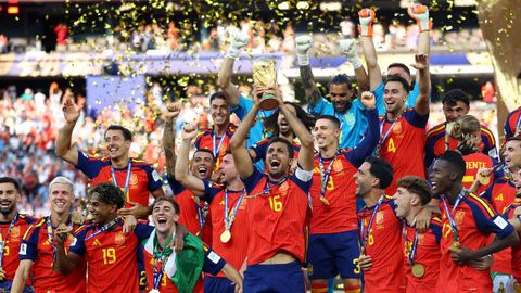 Espa�a celebra su segunda Copa del Mundo