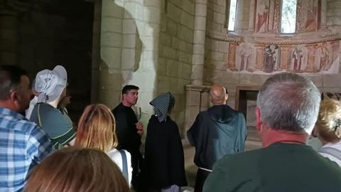 Un momento de la visita teatralizada