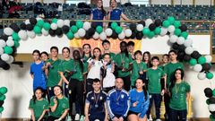 Integrantes del Natural Sport que se desplazaron a Plasencia.