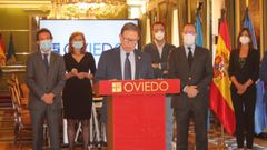 Alfredo Canteli presenta el plan de reactivacin econmica de Oviedo