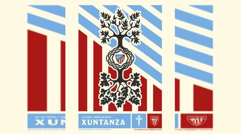 Cartel da previa organizada polo Celta para o partido ante o Athletic desde vindeiro domingo.