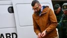 Llegada de César Adrio, supuesto asesino de Ana Enjamio, a los juzgados de Vigo