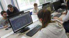 Aulas en el centro Ucha Pieiro de Caranza.