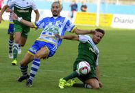 El delantero verde fue expulsado el pasado s�bado frente a la Arandina por doble cart�n amarillo. 
