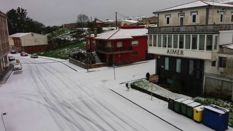 Intensa nevada en Curtis