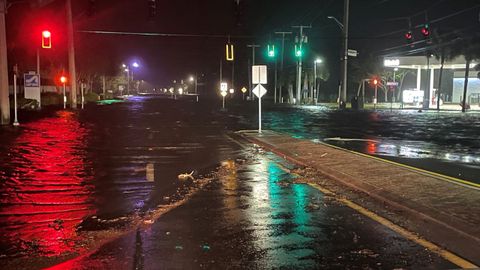 Inundaciones provocadas por Milton en Florida