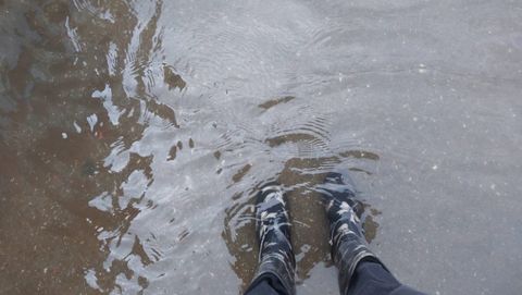 Situaci�n complicada por el agua en Lamas, en Extramundi, en Padr�n