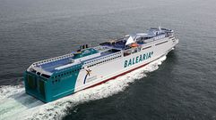 Un ferry de Baleria