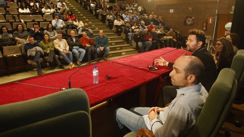 Jornadas tcnicas de Africor y de  Vaca Pinta  en el auditorio de la Facultade de Veterinaria