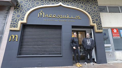 Ilham El Gad y Rafael Darrosa, en el Marroquillos