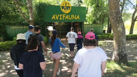 Persoas con autismo de Aspanaes participan no seu programa de lecer inclusivo e ambiental