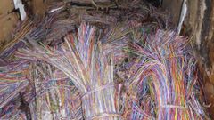 Cable de cobre robado en Ribadesella.