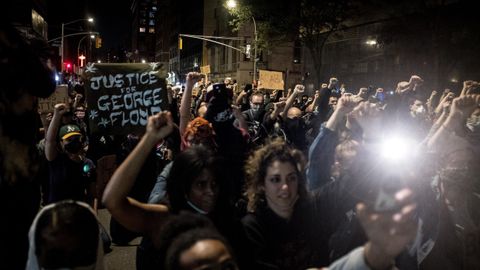 Protestas, esta noche, en Nueva York