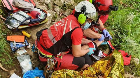 Equipo de rescate del Sepa