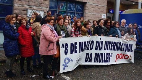 Manifestaci�n en Poio